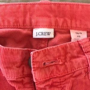 J.Crew Matchstick Corduroy Pants